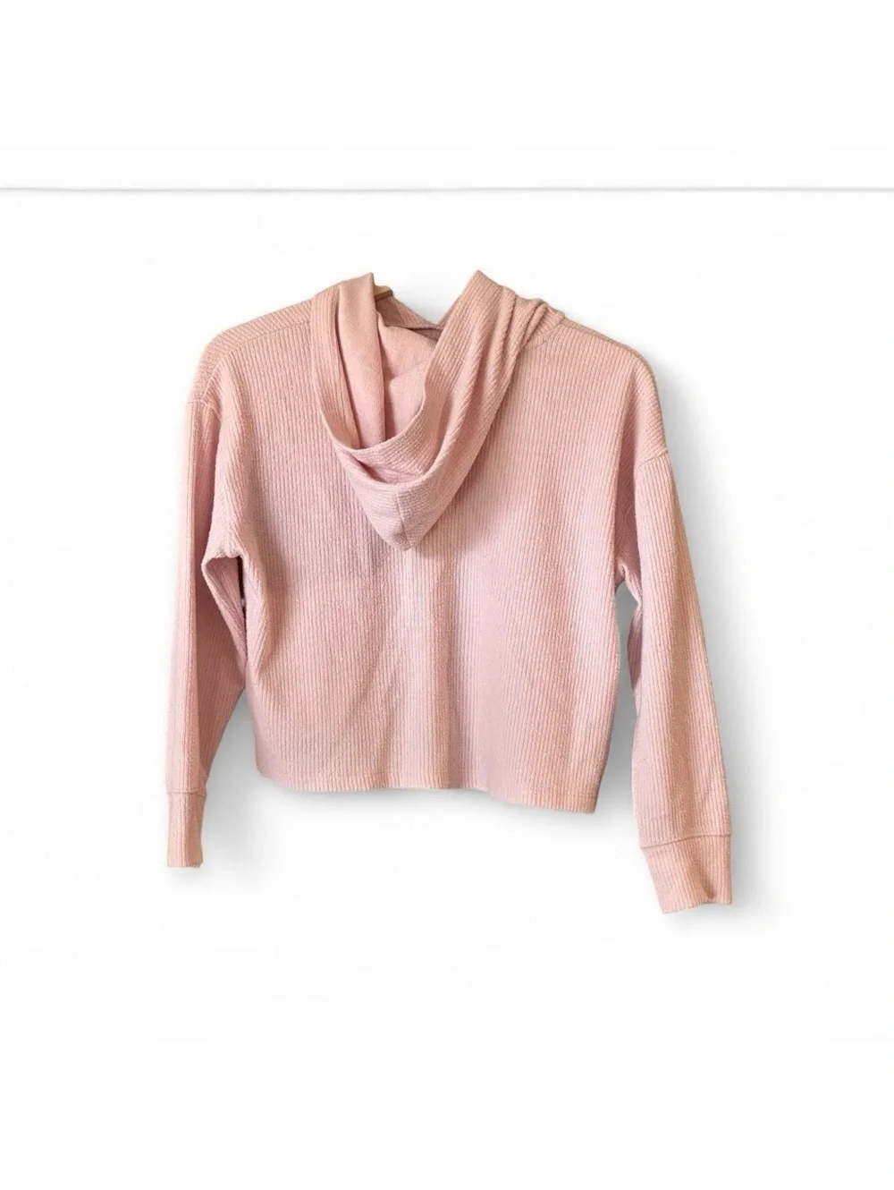 Old Navy Cropped Light Pink lightweight Knit Sweater/Top Pink Sweaters Size LG
